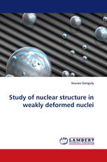 Study of nuclear structure in weakly deformed nuclei