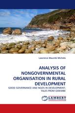 ANALYSIS OF NONGOVERNMENTAL ORGANISATION IN RURAL DEVELOPMENT