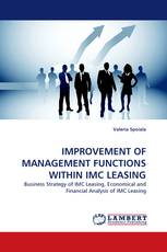 IMPROVEMENT OF MANAGEMENT FUNCTIONS WITHIN IMC LEASING