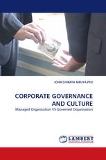 CORPORATE GOVERNANCE AND CULTURE