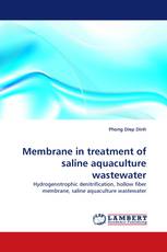Membrane in treatment of saline aquaculture wastewater
