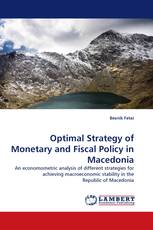 Optimal Strategy of Monetary and Fiscal Policy in Macedonia