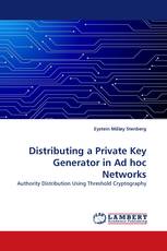 Distributing a Private Key Generator in Ad hoc Networks