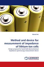 Method and device for measurement of impedance of lithium-ion cells