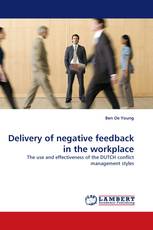 Delivery of negative feedback in the workplace