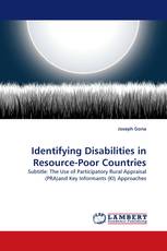 Identifying Disabilities in Resource-Poor Countries