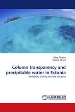 Column transparency and precipitable water in Estonia