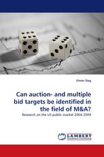 Can auction- and multiple bid targets be identified in the field of M&A?