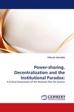 Power-sharing, Decentralization and the Institutional Paradox: