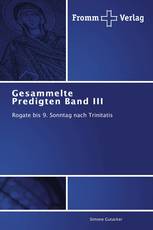 Gesammelte Predigten Band III