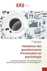 Validation des questionnaires d’évaluation en psychologie