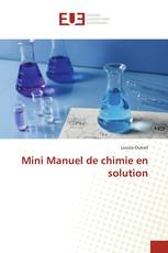 Mini Manuel de chimie en solution