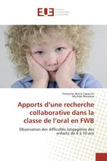 Apports d’une recherche collaborative dans la classe de l’oral en FWB