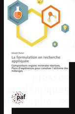 La formulation en recherche appliquée