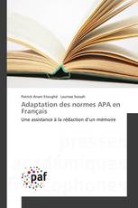 Adaptation des normes APA en Français