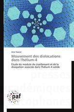 Mouvement des dislocations dans l'hélium-4