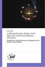 L'effectivité des droits civils dans les ordres juridiques africains