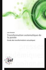 Transformation automatique de la parole