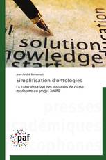 Simplification d'ontologies