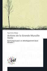 Actions de la Grande Muraille Verte