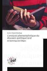 L'analyse phonostylistique du discours politique oral