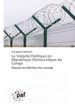 La Volonté Politique en République Démocratique du Congo