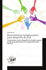 Reconstitution lymphocytaire post allogreffe de CSH