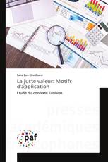 La juste valeur: Motifs d'application