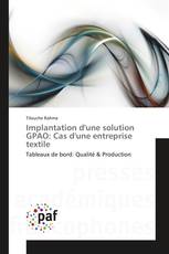 Implantation d'une solution GPAO: Cas d'une entreprise textile