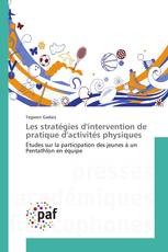 Les stratégies d'intervention de pratique d'activités physiques