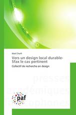 Vers un design local durable- Sfax le cas pertinent