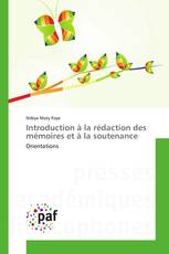 Introduction à la rédaction des mémoires et à la soutenance