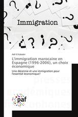 L'immigration marocaine en Espagne (1996-2006), un choix économique