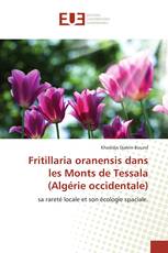 Fritillaria oranensis dans les Monts de Tessala (Algérie occidentale)