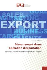 Management d'une opération d'exportation