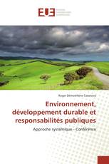 Environnement, développement durable et responsabilités publiques