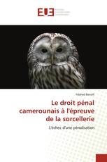 Le droit pénal camerounais à l'épreuve de la sorcellerie