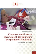 Comment améliorer le recrutement des donneurs de sperme ou d'ovocytes