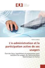 L’e-administration et la participation active de ses usagers