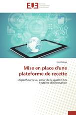 Mise en place d'une plateforme de recette