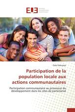 Participation de la population locale aux actions communautaires