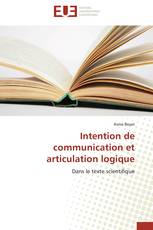 Intention de communication et articulation logique