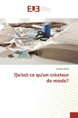Qu'est-ce qu'un créateur de mode?