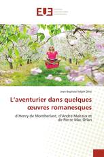 L’aventurier dans quelques œuvres romanesques