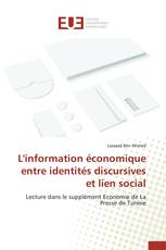 L'information économique entre identités discursives et lien social