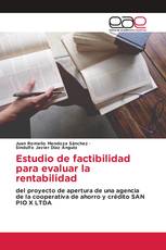 Estudio de factibilidad para evaluar la rentabilidad