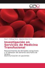 Investigación en Servicios de Medicina Transfusional