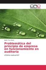 Problemática del principio de empresa en funcionamiento en auditoría