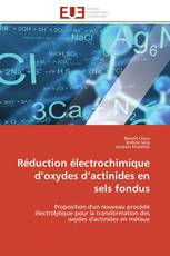 Réduction électrochimique d’oxydes d’actinides en sels fondus