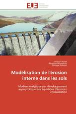 Modélisation de l'érosion interne dans les sols